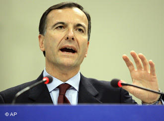 Franco Frattini, comiss�rio de Justi�a da UE