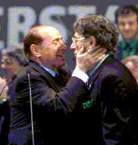 Silvio Berlusconi e Umberto Bossi