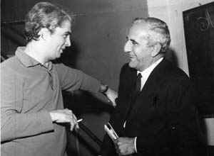 S�rgio Britto e o italiano Adolfo Celi, que morreu em 1986 